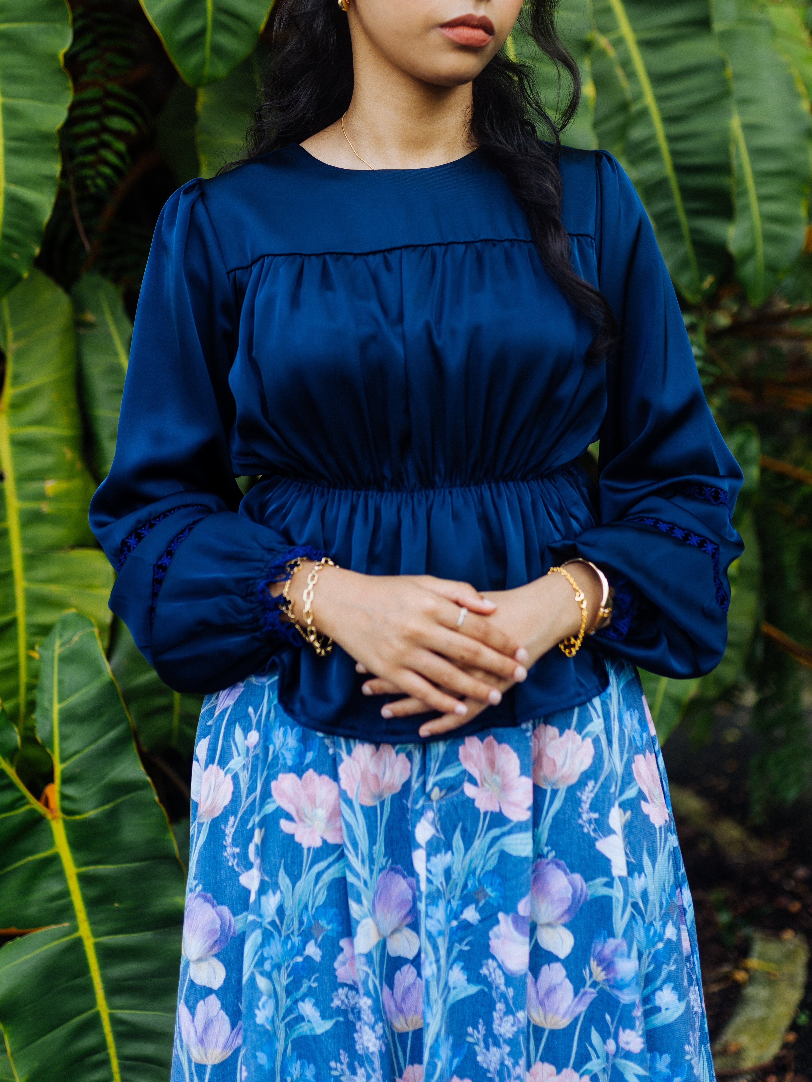 Katrina Satin Top