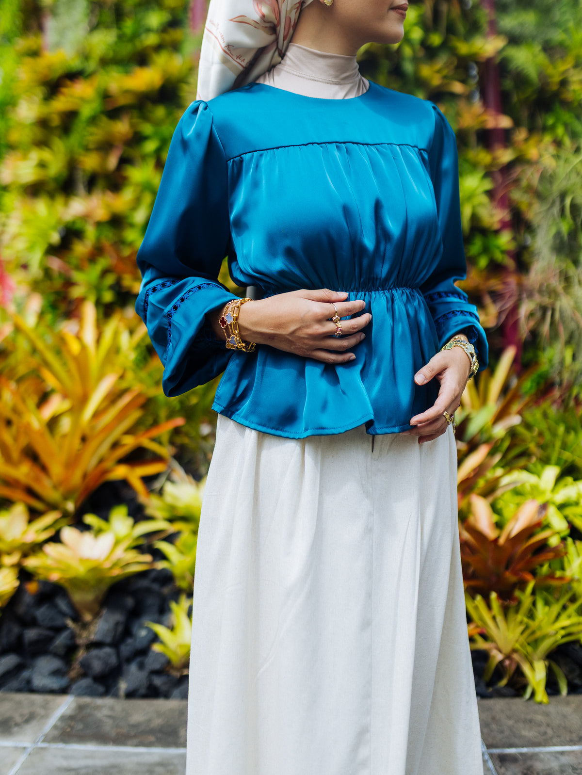 Katrina Satin Top